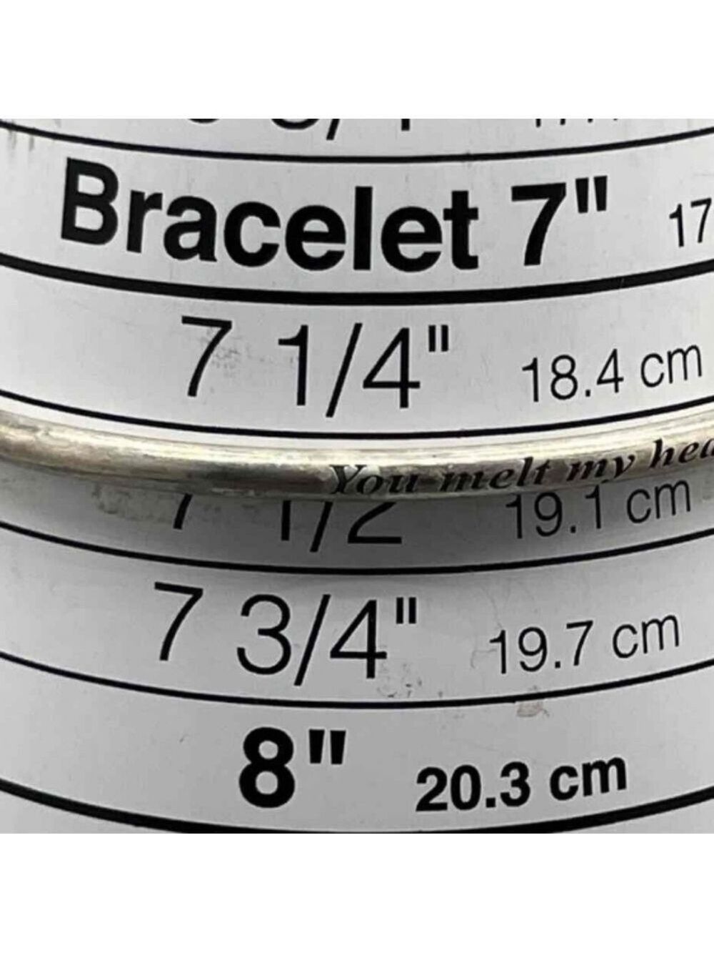 PANDORA 9.25 Silver stamped VINTAGE 7.25" Bangle Charm Bracelet 3 charms - Picture 8 of 11